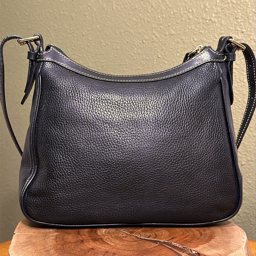 DOONEY & BOURKE Black Pebble Leather Presley Crossbody - Picture 2 of 16